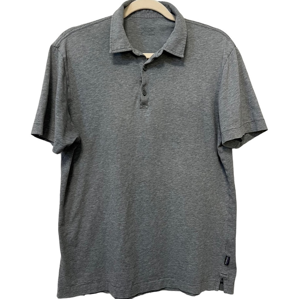 Patagonia Men’s Gray Polo Shirt Size Medium
